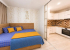 Диван в апартаментах 4 в Loft Studio