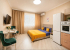 Кровать в апартаментах 3 в Loft Studio
